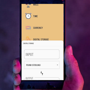 Unit Convertor Mobile App